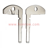 For Benz Maybach 3 button smart key shell with gold color