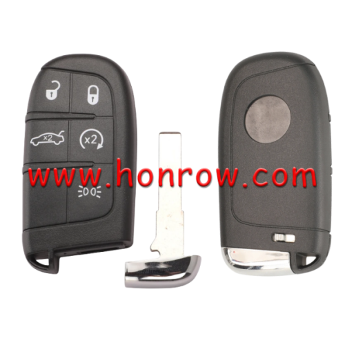 For Fiat 5 button remote key shell with SIP22 Blade