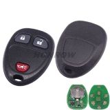 For Bu 2+1 Button remote key  with FCCID: KOBGT04A -315Mhz