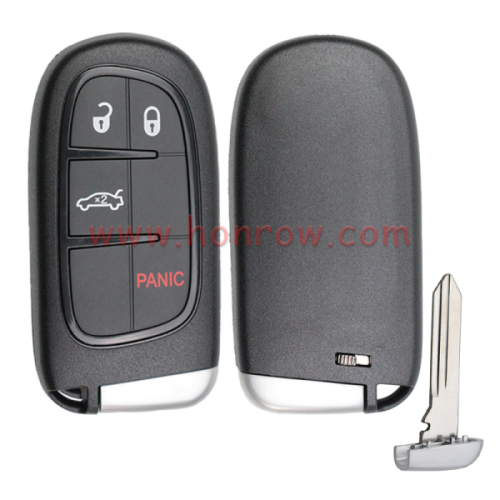 For Chry 3+1 button flip remote key shell