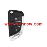 KEYDIY  3 button remote key shell without key blade