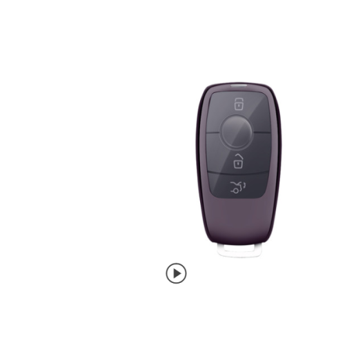 For Benz TPU protective key case black color  MOQ:5pcs