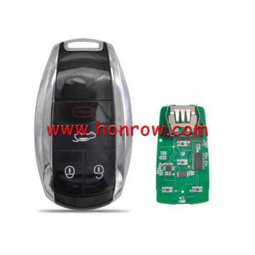 For Bentley 3+1 Buttons with 433MHz ID46 PCF7945AC modified smart key Upgade Old Flip Key Replcement Smart Card