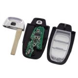 For Audi modified Keyless MQB 3B flip remote key with ID48 chip-434mhz ASK model