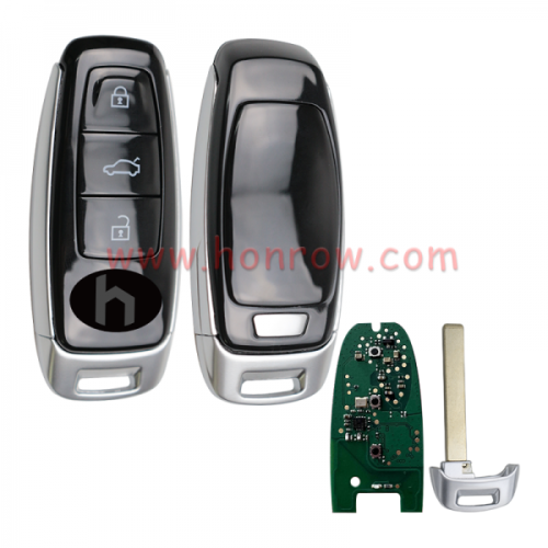 KYDZ For Audi MLB 3 Button Remote with 434Mhz 5M Chip with 1 token For AUDI A6 C8 4K A8 D5 4N Q7 4M Smart key