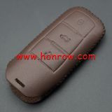 For VW 3 button key leather case