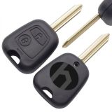 For Peu 2 button remote key blank