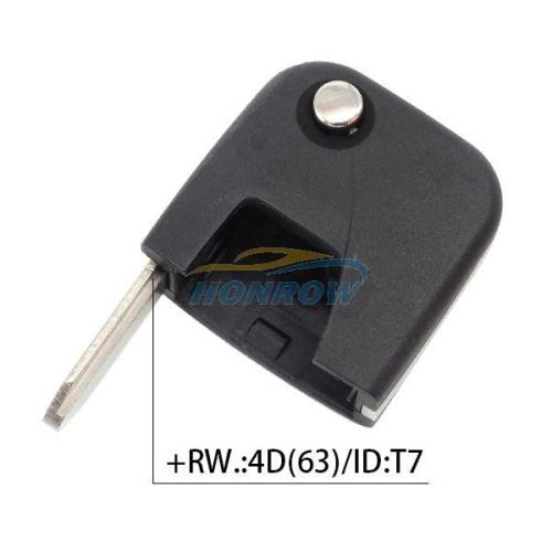 For Maz 3 button remote key head 4d63 80bit