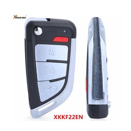 XHORSE UNIVERSAL KNIFE STYLE FLIP Wired Remote key 3+1 button XKKF22EN for VVDI Key Tool VVDI2