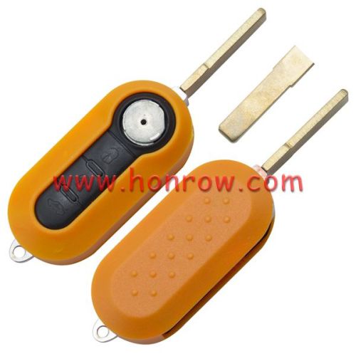 For Fi 3 button flip remtoe key blank (Brown Color)