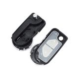 For Peu 2 button flip remote key blank with HU83 & 407 Key blade