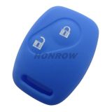 For Honda 2 button Silicone case (Blue color) (MOQ:50pcs)