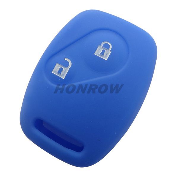 For Honda 2 button Silicone case (Blue color) (MOQ:50pcs)