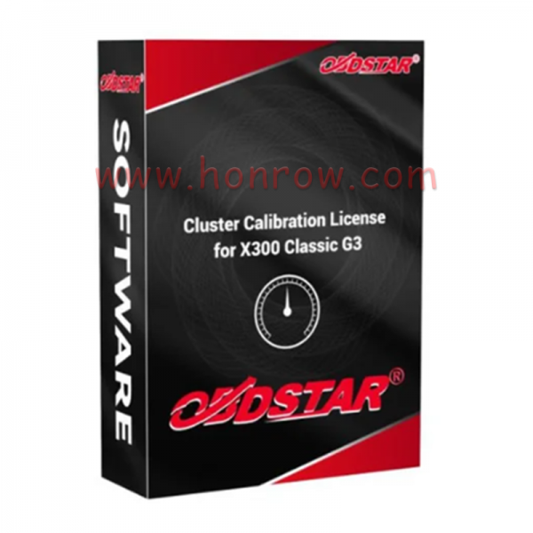 Cluster Calibration License Software for OBDSTAR X300 Classic G3 /keymaster G3 Car ODO METER/MOTO ODO METER/Oil/Service Reset