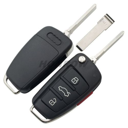 For Au A6L 3+1 button Remote key Blank
