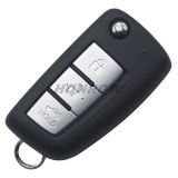 Original for Nissan 2+1button remote key with 7936 chip and 433mhz (electronic wave model)