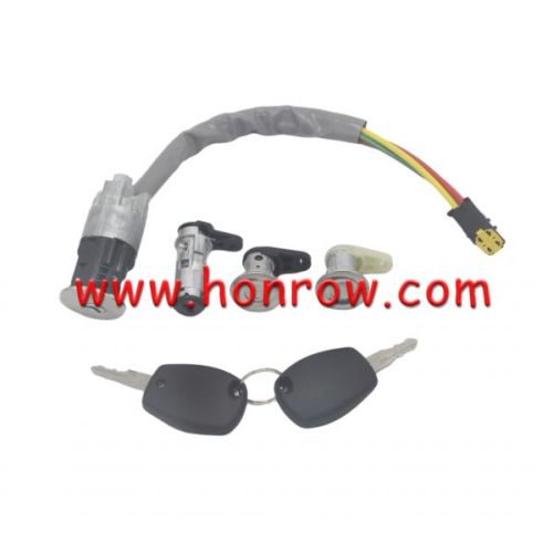For Renault full set ignition switch tailgate lock 806014108R 6001549589 487004353R 36.451.600 FOR RENAULT DACIA LOGAN