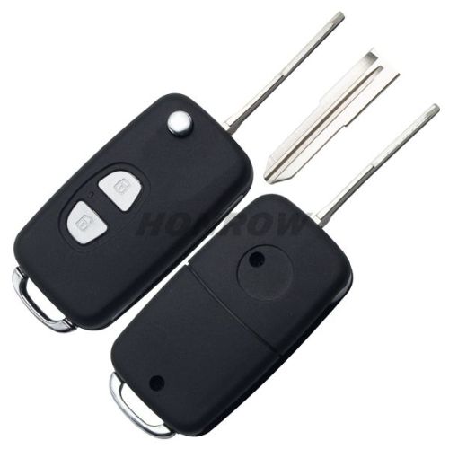 For  Mit 2 buttom modified flip remote key blank for Loncer