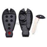 For Chrysler 2+1 button remote key with 433Mhz ID46 PCF7961 Chip FCC ID:GQ4 53T