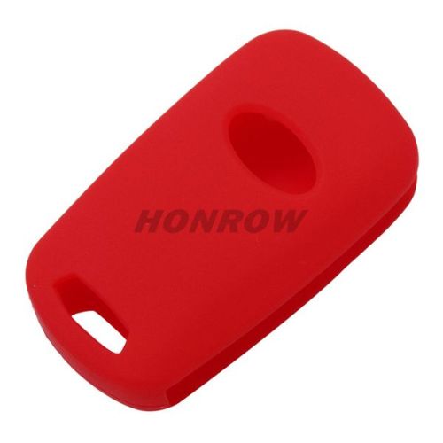For Hyundai 3 button Silicone case red MOQ:50PCS