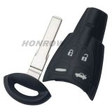 For SAAB 4 button remote key blank with wide blade