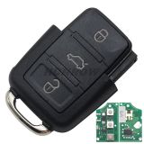 For VW 3 Button remote control 1JO959753AH 433MHZ