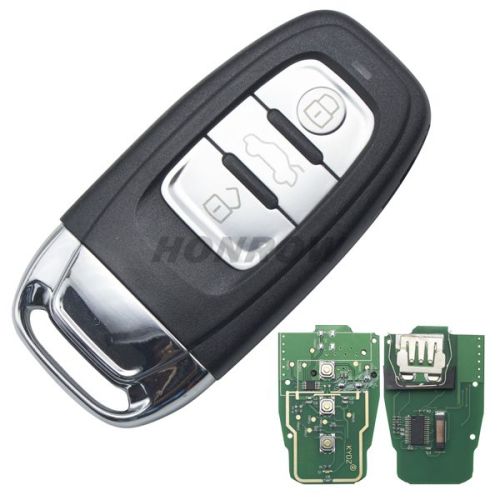 For Au A4L, Q5 3 button remote key with 315Mhz and 7945 Chip  Model: 8TO-959-754C 8TO-959-754G 8KO-959-754G 8KO-959-754J 8KO-959-754C
