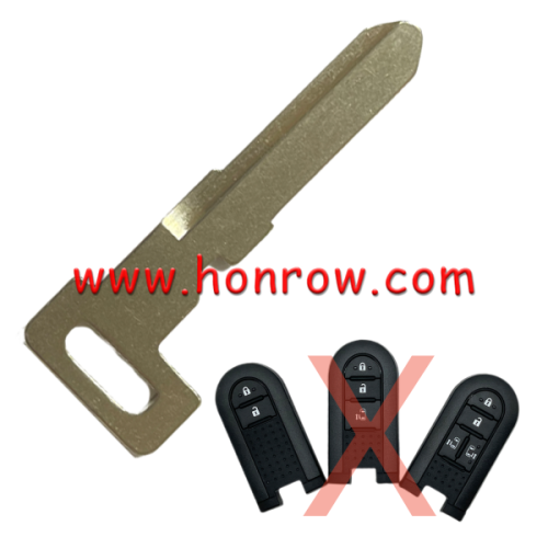 For Suzuki Daihatsu Toyota Emergency left Key Blade