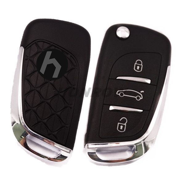 For Cit DS 3 button remote key with 434mhz FSK model  with PCF7941 chip