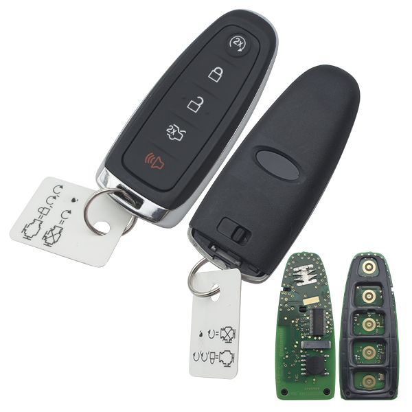For Original Ford Ed 5 button smart card with 315Mhz  ID46 PCF7945/7953(HITAG2) Chip