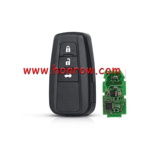 For Toy Camry 3 button DENSO 14FCC Smart Key with 433 /434MHz FSK 0410  CHIP: P1=A9 DENSO 14FCC