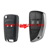 For Chevrolet 2 button modified flip remote key blank