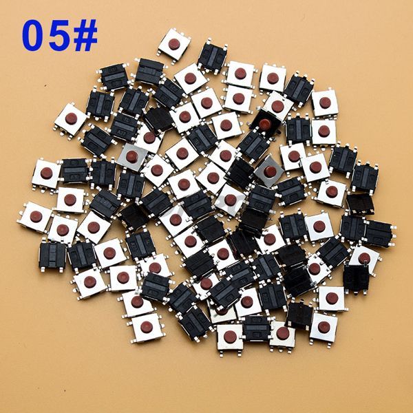 For Muti-function remote key button, PCB button. It is easy for locksmith engineer to use. 5#  The button is sold in a pack of 10 only, L:6.2mmW:6mmH:3.1mm