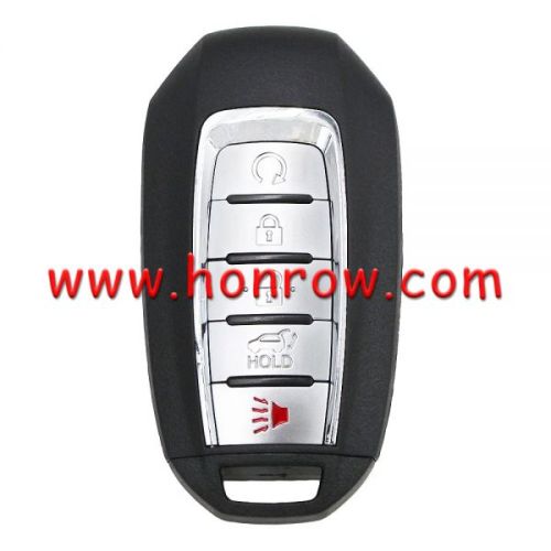 For Infinite 4+1 button keyless go Smart Remote key with FSK 433MHZ NCF29A1M / HITAG AES / 4A CHIP FCC ID: KR5TXN7 / S180144708