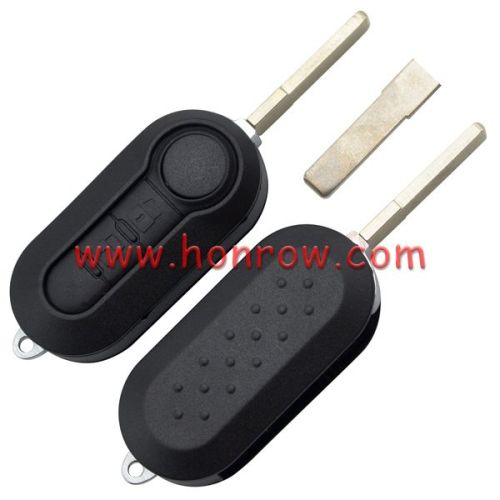 For Fi 2 button remote key blank black color with battery clamp