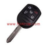 For Fo 5 button remote key blank