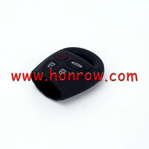 For Saab 2 button silicon case black