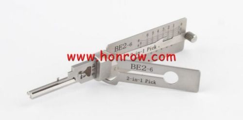 Original LISHI BE2-6 2in1 Tool  2 In 1 Door Locks Lock Pick Lock Smith Tool