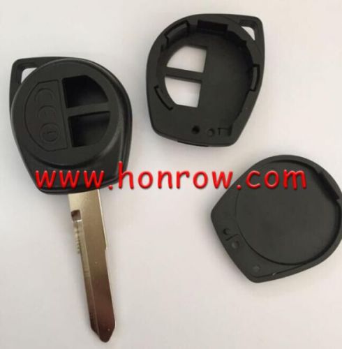 For Suz Swift 2 button remote key blank Without Logo