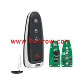 For Ford 3+1 button keyless remote key with PCF7953 AC1500 chip-434mhz ASK model FCCID:M3N5WY8609