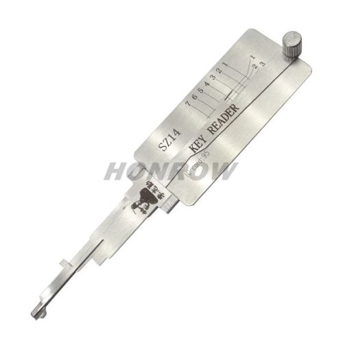 Original Lishi For SZ14 2 In 1  lock pick and decoder genuine !used for Suzuki Motorcycle