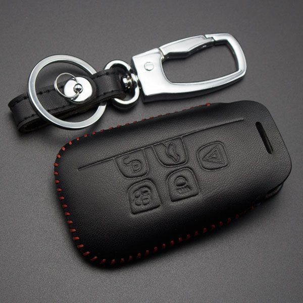 For Landrover 5 button key learther case