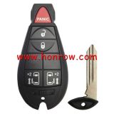 For Chrysler 4+1 button remote key with  315Mhz ID46 PCF7941 Chip FCCID:M3N5WY783X