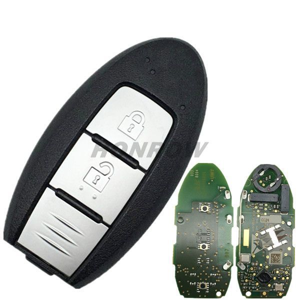 For Nissan 2 button remote key with 315mhz （for after 2016 car）used for murano pcb numer is A2c32301600 continental:S180144303 CMIIT ID:2012DJ6167