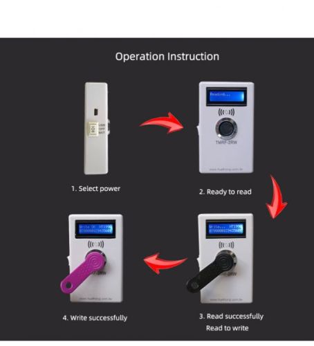 TMRF-2RW TM iButton Programmer Duplicator Cloner Copier 125Khz RFID Reader Writer