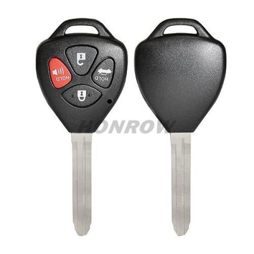 For high quality Toy 3+1 button remote key blank with toy43 blade enhanced version
