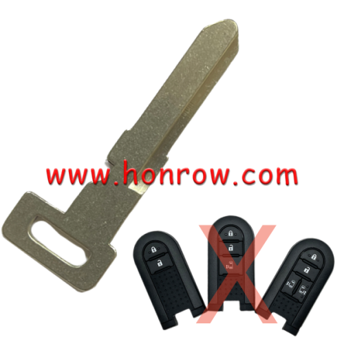 For Suzuki Daihatsu Toyota  Emergency right Key Blade