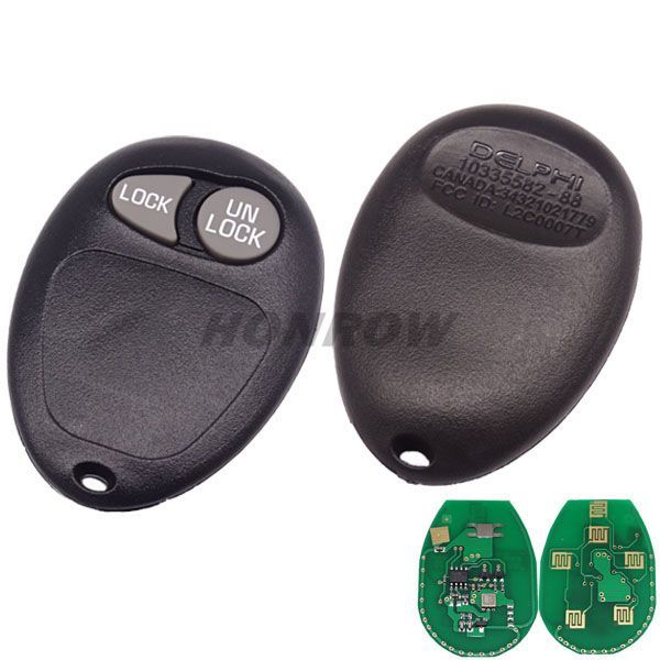 For Bu GL8 2 button remote key with 315mhz