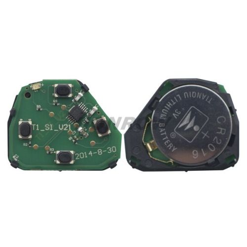 For Toyota 3+1 button remote key with 314.4Mhz FCCID:HYQ12BDC