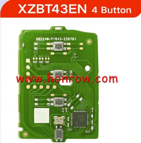 XHORSE VVDI XZBT43EN  5 Buttons smart Remote key  For honda Pilot 2019-2021 For Passport 2019-2021 For Accord 2018-2022 For Odyssey 2014-2022 For Insight 2018-2021 For CR-V 2016-2022 For Civic 2016-20